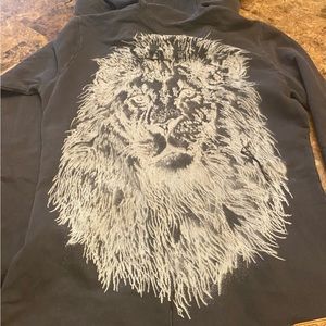 Lauren MOSHI Lion Zip Up Hoodie New